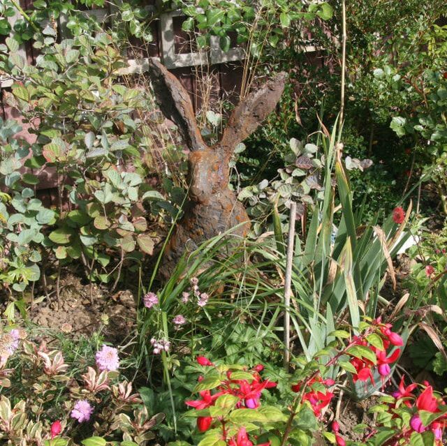 Customer Garden Photograph of Christine Baxter Sculpture